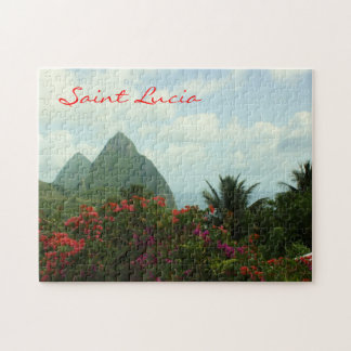Puzzle de pitons de Sainte-Lucie