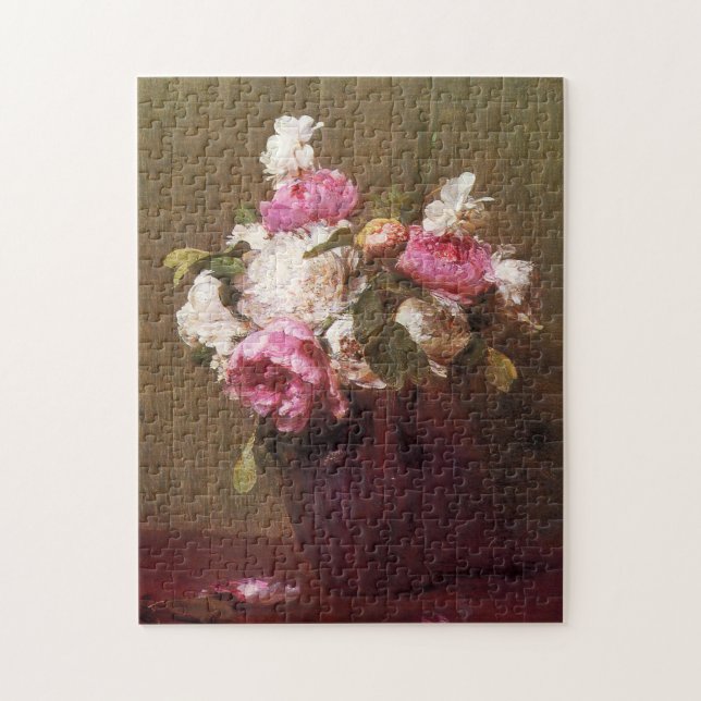 Puzzle de pivoines et de roses de Henri (Vertical)