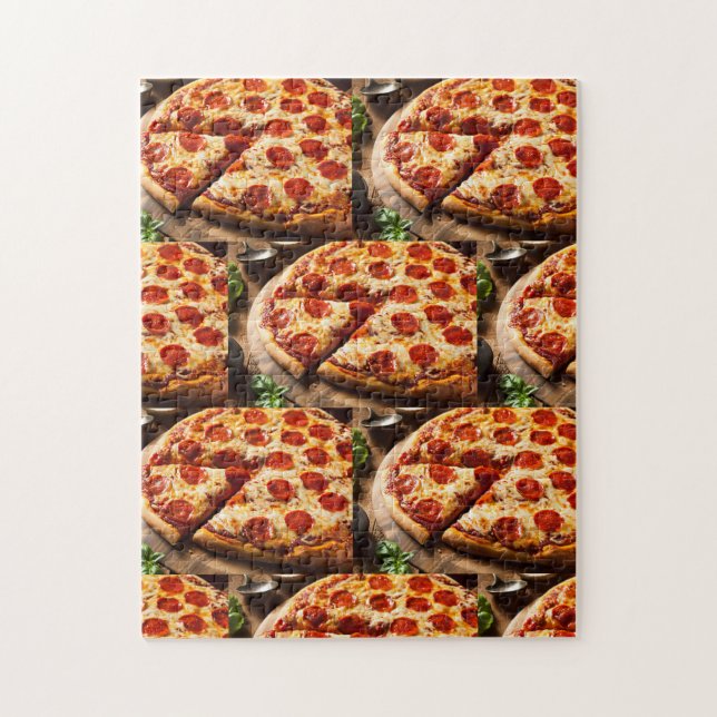 Puzzle de pizza difficile (Vertical)