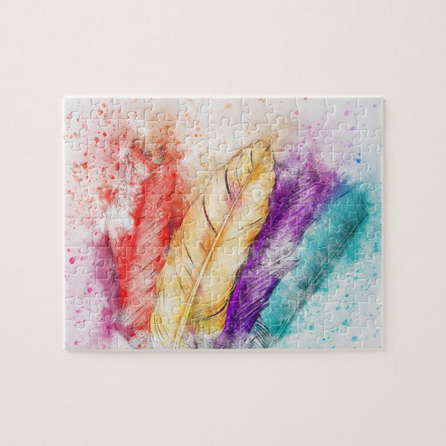 Puzzle de plume (Horizontal)