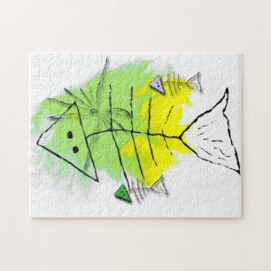 Puzzle de poisson primitif