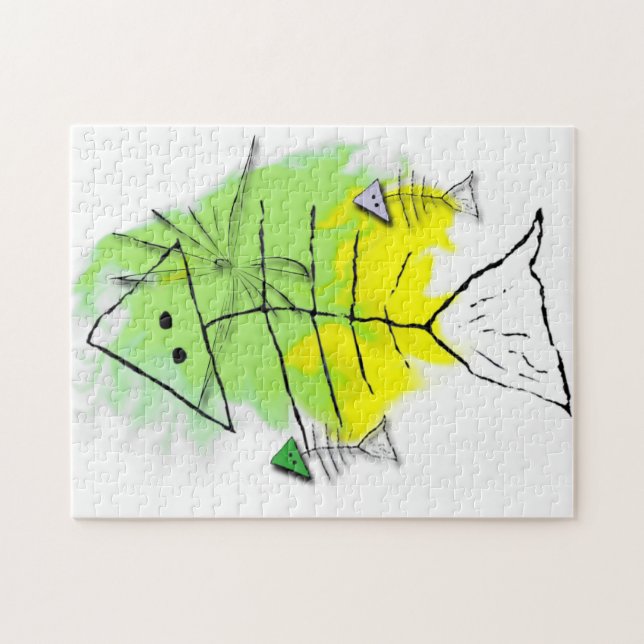 Puzzle de poisson primitif (Horizontal)