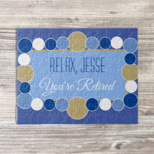 Puzzle de puzzle de retraite personnalisée