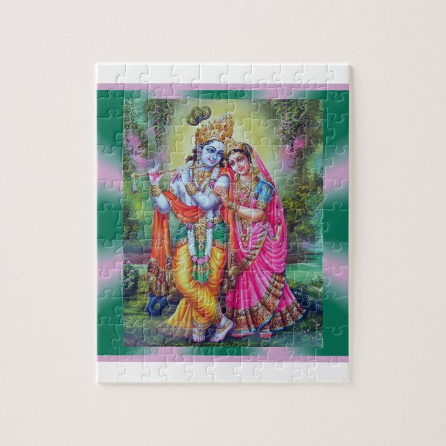 Puzzle de Radha Krishna (Vertical)