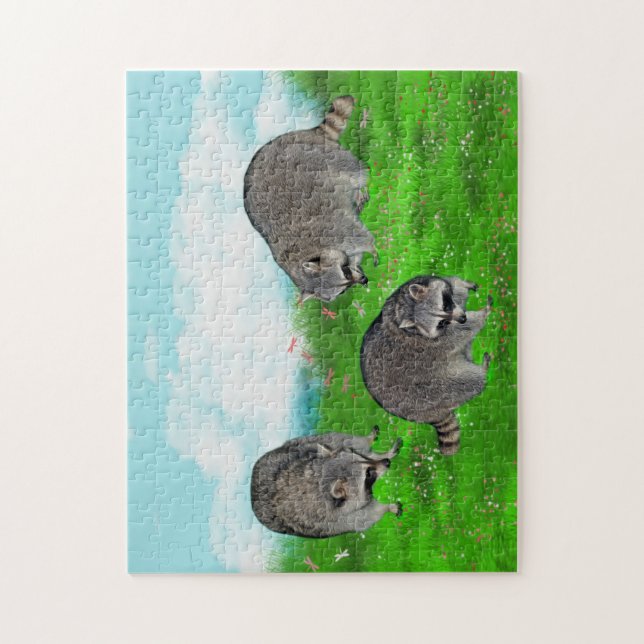 Puzzle de raton laveur (Vertical)