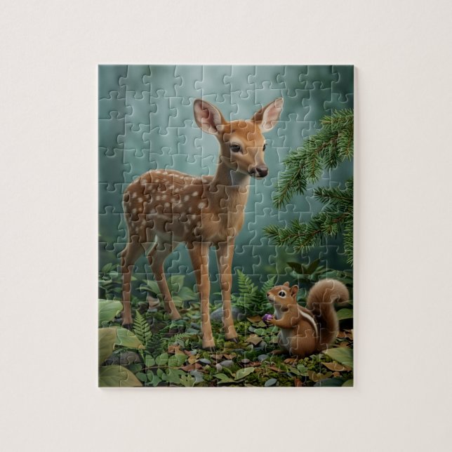 Puzzle de réalisation d'art animalier réaliste (Vertical)