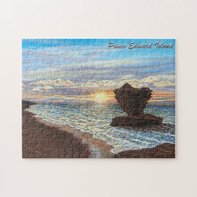 Puzzle de roche de tasse de thé avec la (Horizontal)