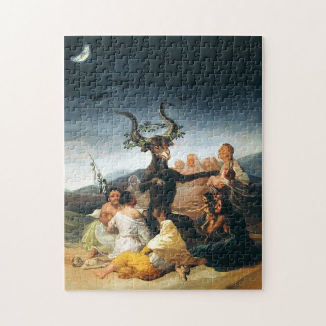 Puzzle de sabbath de Goya (Vertical)
