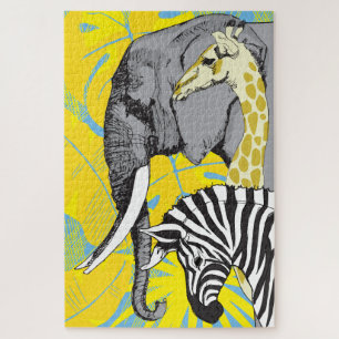 Puzzle de Safari 20x30 pour les personnes aveugles