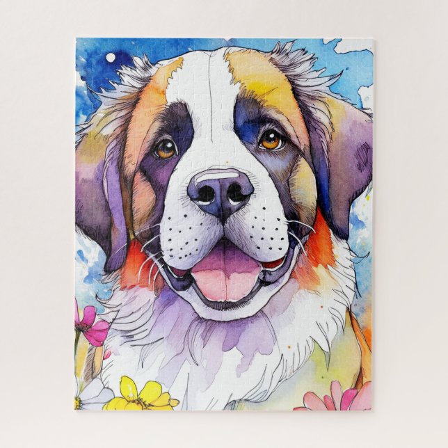 Puzzle de Saint Bernard Dog (Vertical)