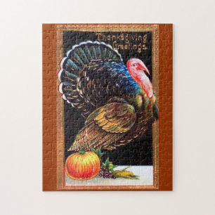 Puzzle de salutations de la Turquie de thanksgivin