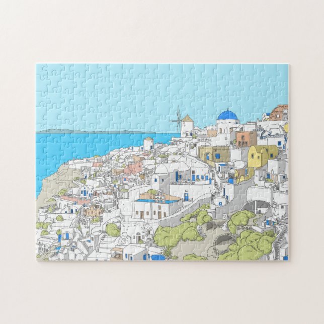 Puzzle de Santorin (Horizontal)