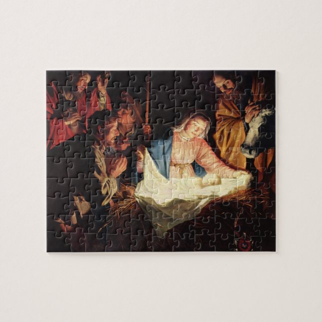 Puzzle de scène de nativité (Horizontal)