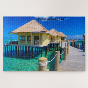 Puzzle de scène de plage samoane