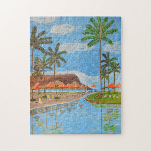 Puzzle de scène tropicale