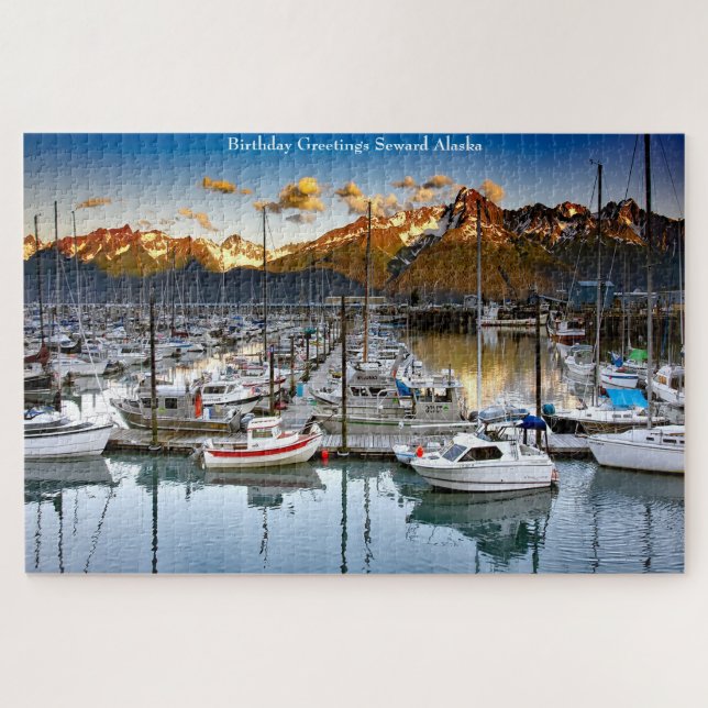 Puzzle de Seward Alaska (Horizontal)