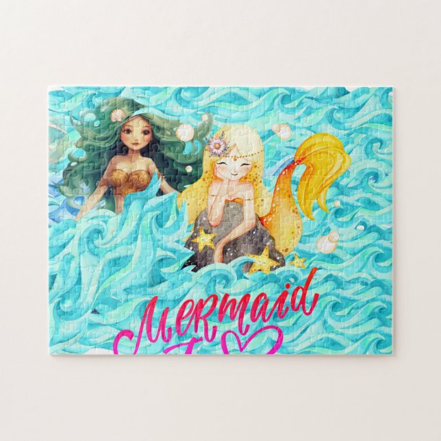 Puzzle de sirène (Horizontal)