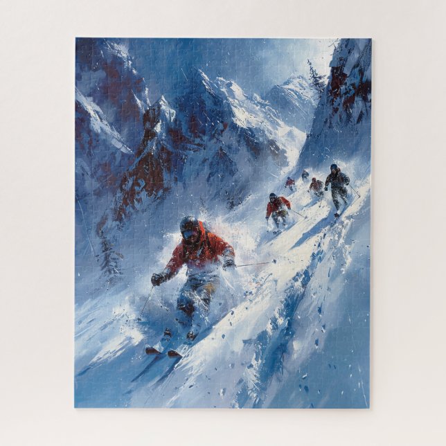 Puzzle de ski (Vertical)