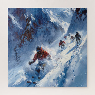 Puzzle de ski