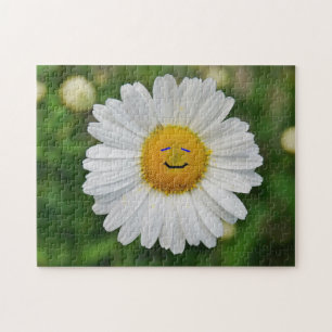 Puzzle de sourire de marguerite