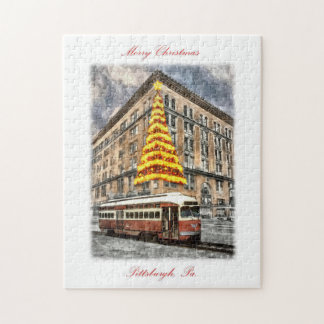 Puzzle "de souvenirs de Noël de Pittsburgh"