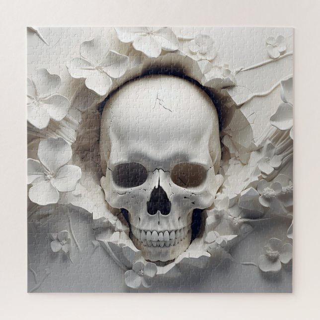 Puzzle de squelette d'Halloween 3D (Vertical)