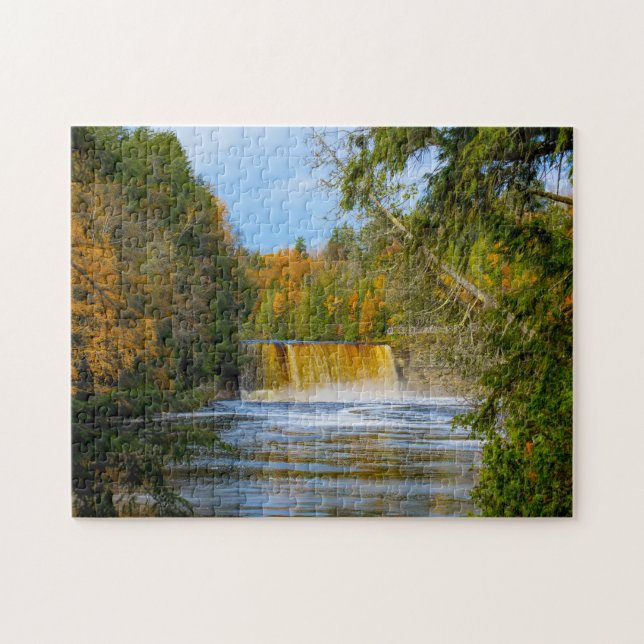 Puzzle de Tahquamenon chute Michigan. (Horizontal)