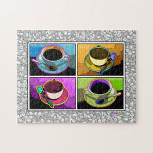 Puzzle de tasses de café d'art de bruit