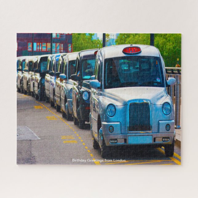 Puzzle de taxis londoniens (Horizontal)