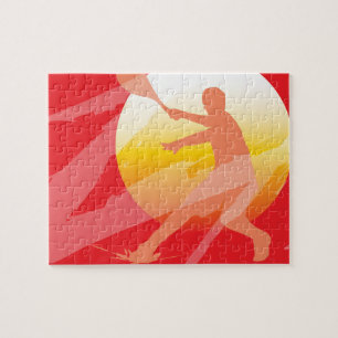 Puzzle de tennis personnalisé pour enfants