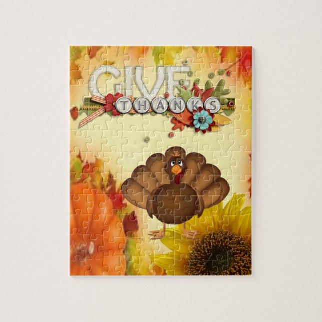 Puzzle de Thanksgiving (Vertical)