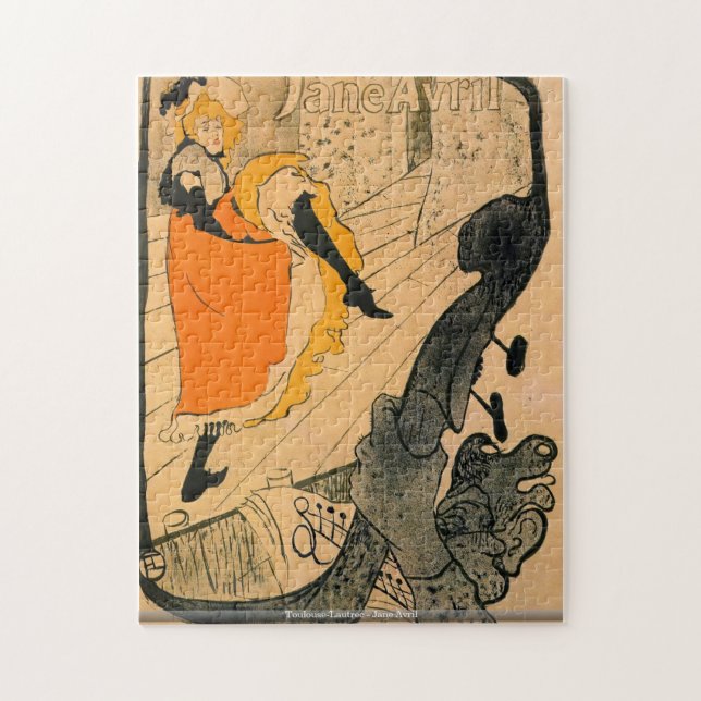 Puzzle de Toulouse-Lautrec - de Jane Avril (Vertical)