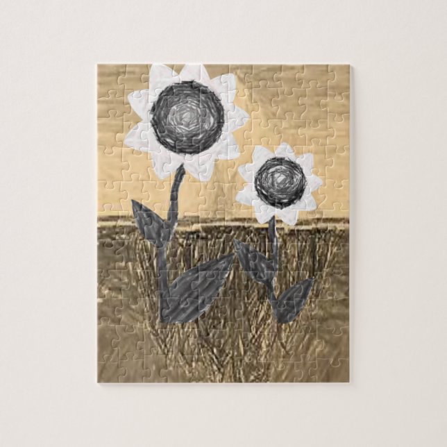 Puzzle de tournesol (Vertical)