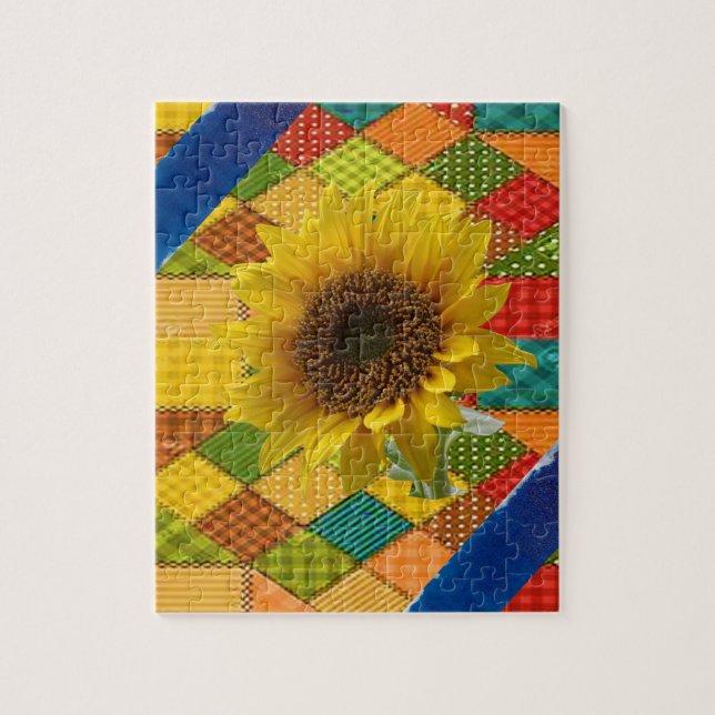 Puzzle de tournesol (Vertical)
