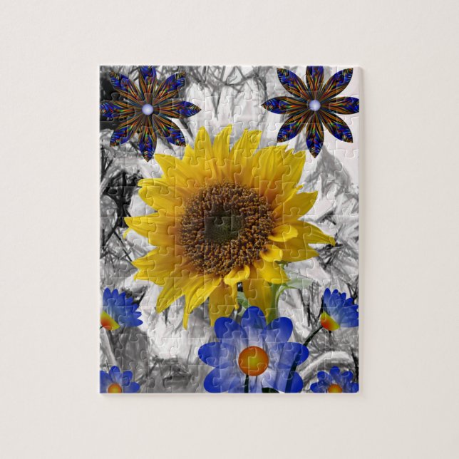 Puzzle de tournesol (Vertical)