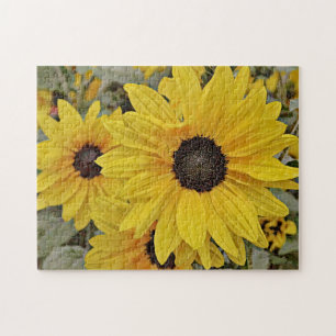 Puzzle de tournesols jaunes