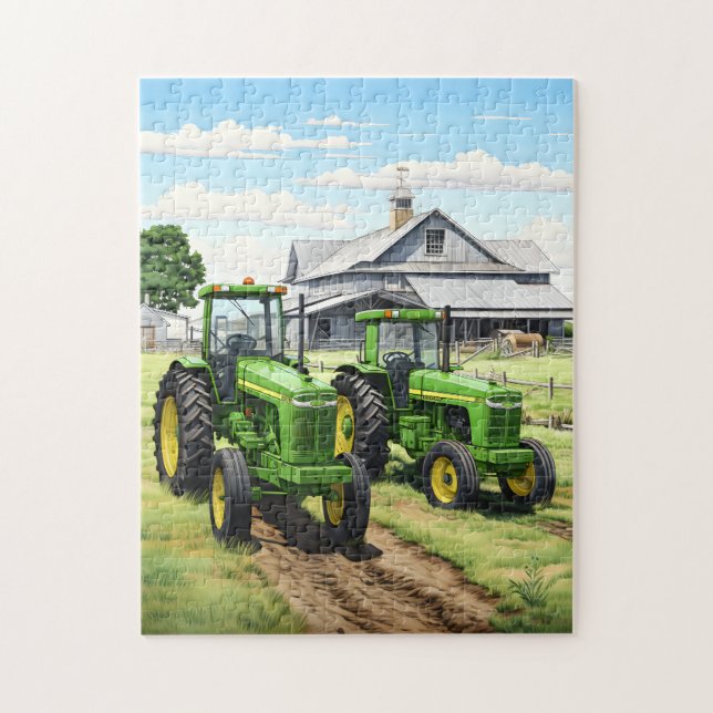Puzzle de tracteur agricole (Vertical)