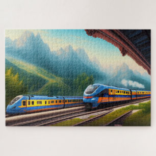 Puzzle de train