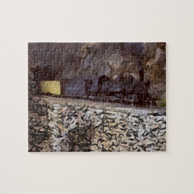 Puzzle de train de montagne (Horizontal)