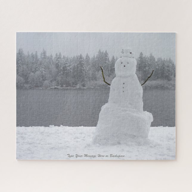 Puzzle de vacances hiver paysage Art Puzzle (Horizontal)
