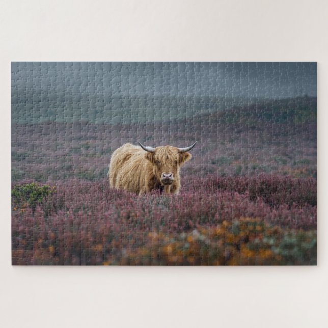 Puzzle de vache des Highlands (Horizontal)