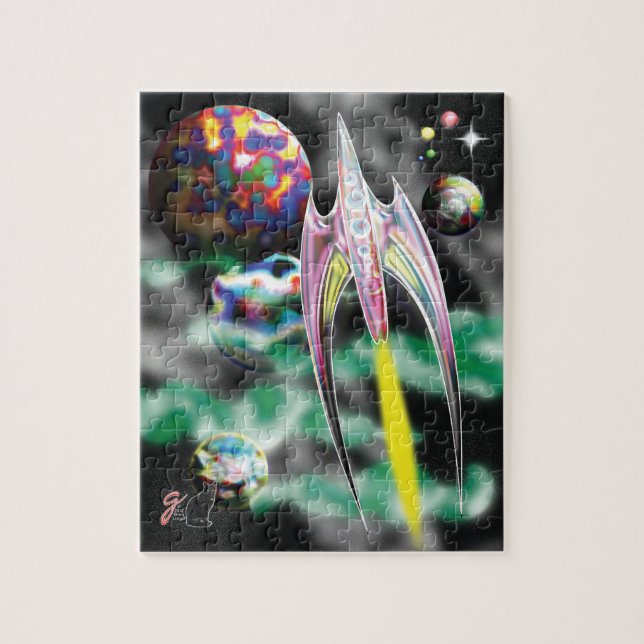 Puzzle de verre Rocket (Vertical)