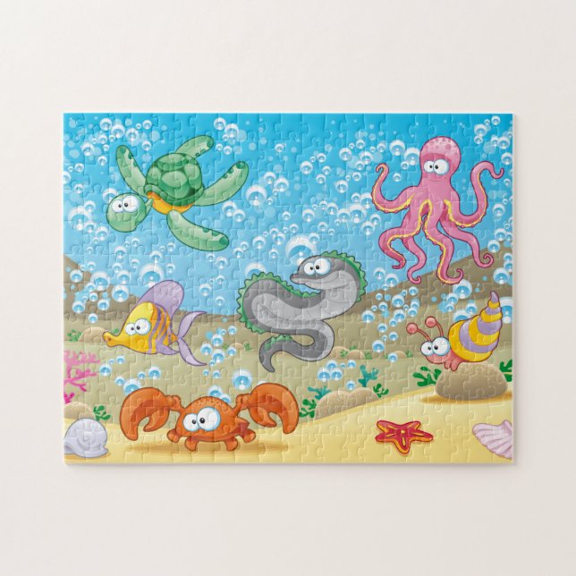 Puzzle de Vie marine, 11" x 14", 252 pièces (Horizontal)
