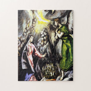 Puzzle de Vierge Marie d'annonce d'El Greco