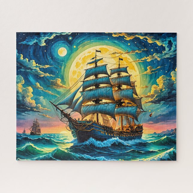 Puzzle de voiliers (Horizontal)