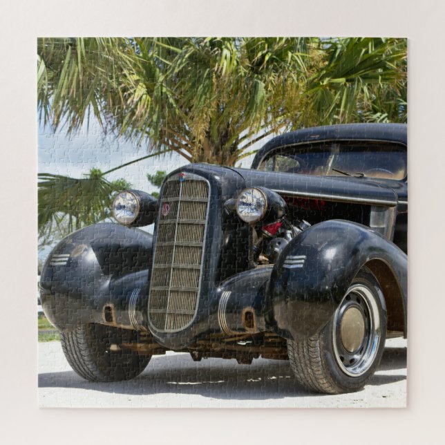 Puzzle de voiture antique (Vertical)