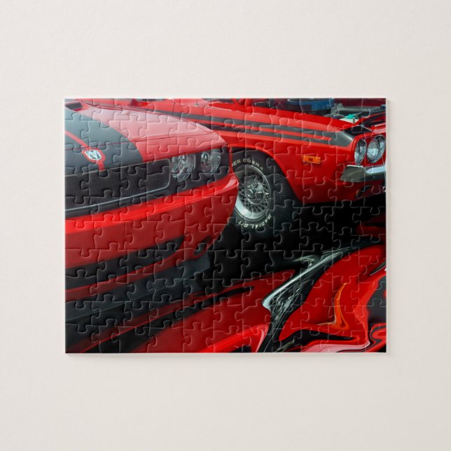 Puzzle de voiture Challenger (Horizontal)