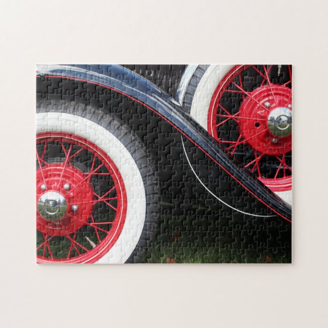 Puzzle de voiture vintage (Horizontal)