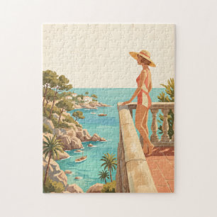 Puzzle de voyage vintage à Majorque en Espagne