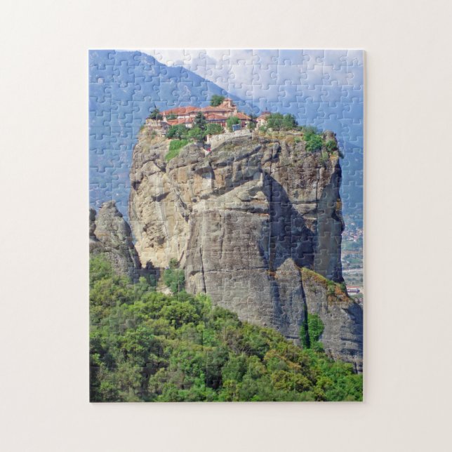 Puzzle de vue du monastère de Meteora (Vertical)